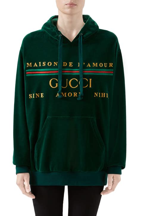 sweater gucci de mujer|gucci velour sweatsuit.